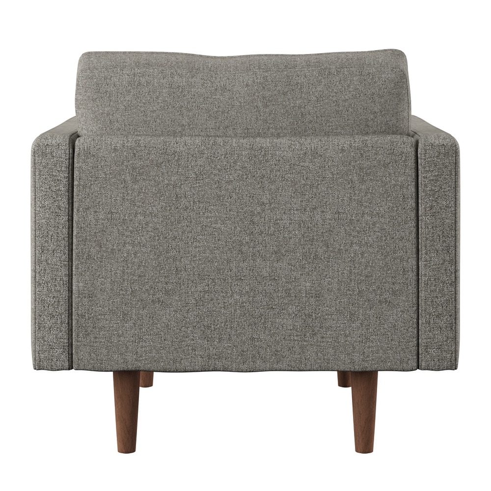 Oana Mid Century Tapered Leg Chair with Pillows by iNSPIRE Q Modern