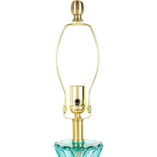 Laissez Colored Glass Candlestick Transitional Table Lamp - 25