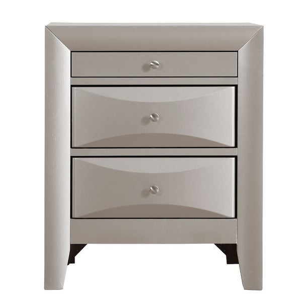 Marilla 3-Drawer Nightstand (28 in. H x 17 in. W x 23 in. D) - - 35993878