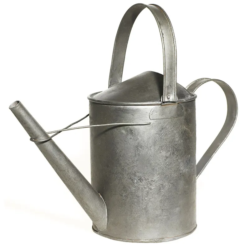 Attractive Design Customized Shape And Size Galvanized Flower Watering Can For Home Hotel Garden Plants Use