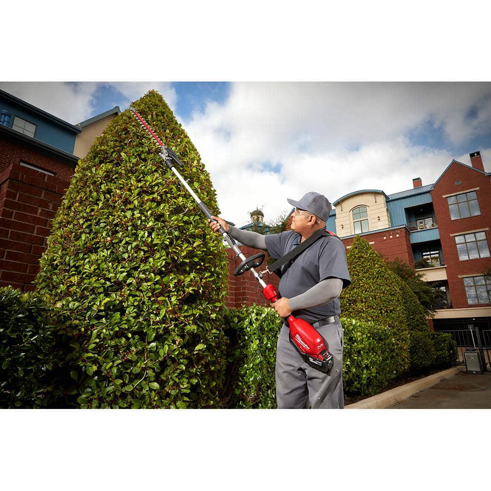 Milwaukee M18 FUEL 18Volt LithiumIon Brushless Cordless QUIKLOK String Trimmer with Hedge Trimmer Attachment