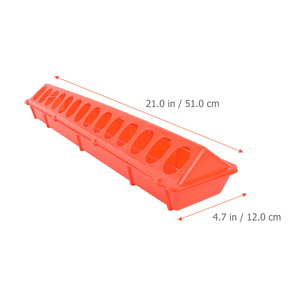 Etereauty Feeder Chicken Poultry Feeder Chick Feedfeeders Livestock Pigeons Waterer Fencebucket Hanging Animal Coops Tray Feeding