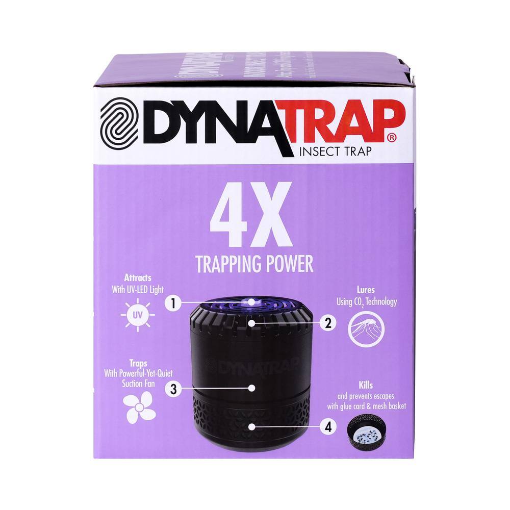 Dynatrap 4-Way Protection Indoor Fly and Insect Trap with StickyTech Glue Card DT152