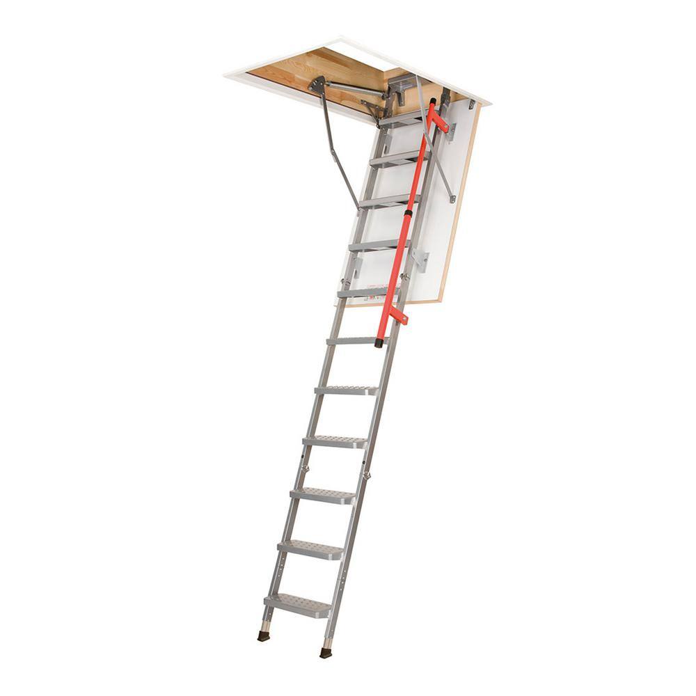 Fakro LML 9 ft. 2.75 in. 23.5 in. x 47 in. Insulated Steel Attic Ladder with 350 lbs. Maximum Load Capacity 862401