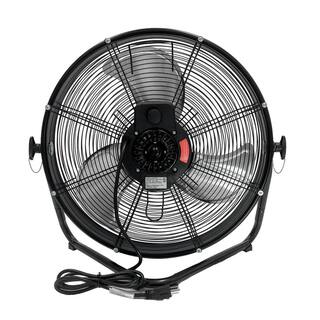 Commercial Electric 20 in. 3-Speed High Velocity Shroud Floor Fan SFD1-500B-3