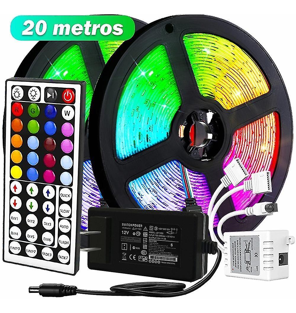 Led Lights 20m Led Strips For Room And Tv Control 44 Key