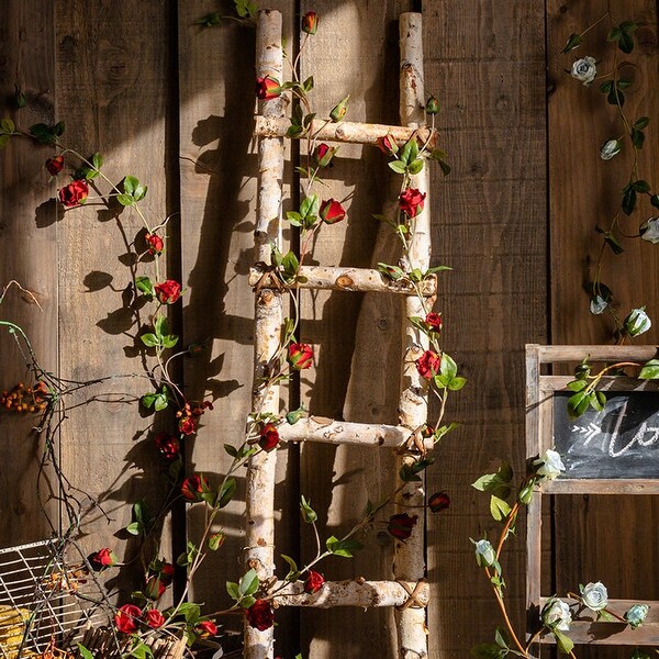 RusticReach Artificial Rose Vine 55 Long