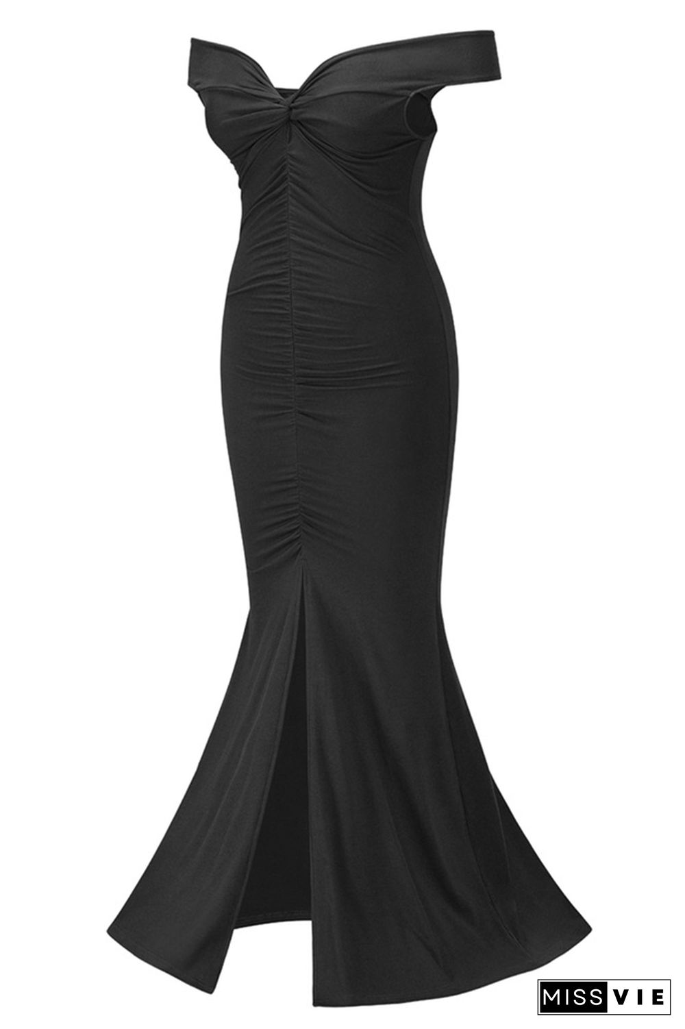 Off Shoulder Backless Evening Bodycon Dress Wholesale