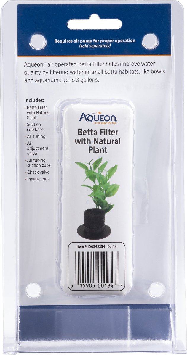 Aqueon Betta Natural Plant Betta Fish Aquarium Filter