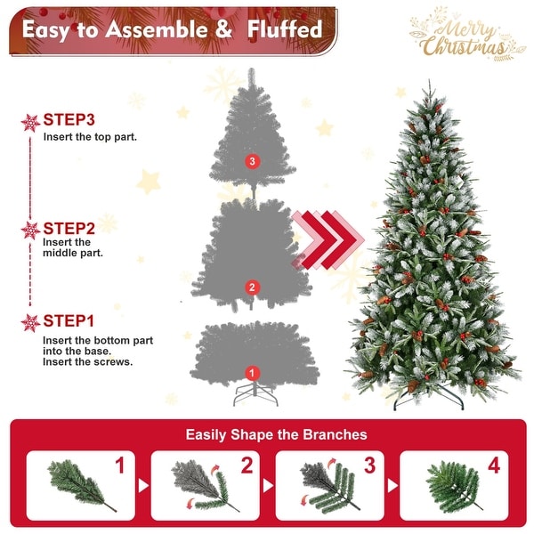 Exquisite PE/PVC Decorative Christmas Tree