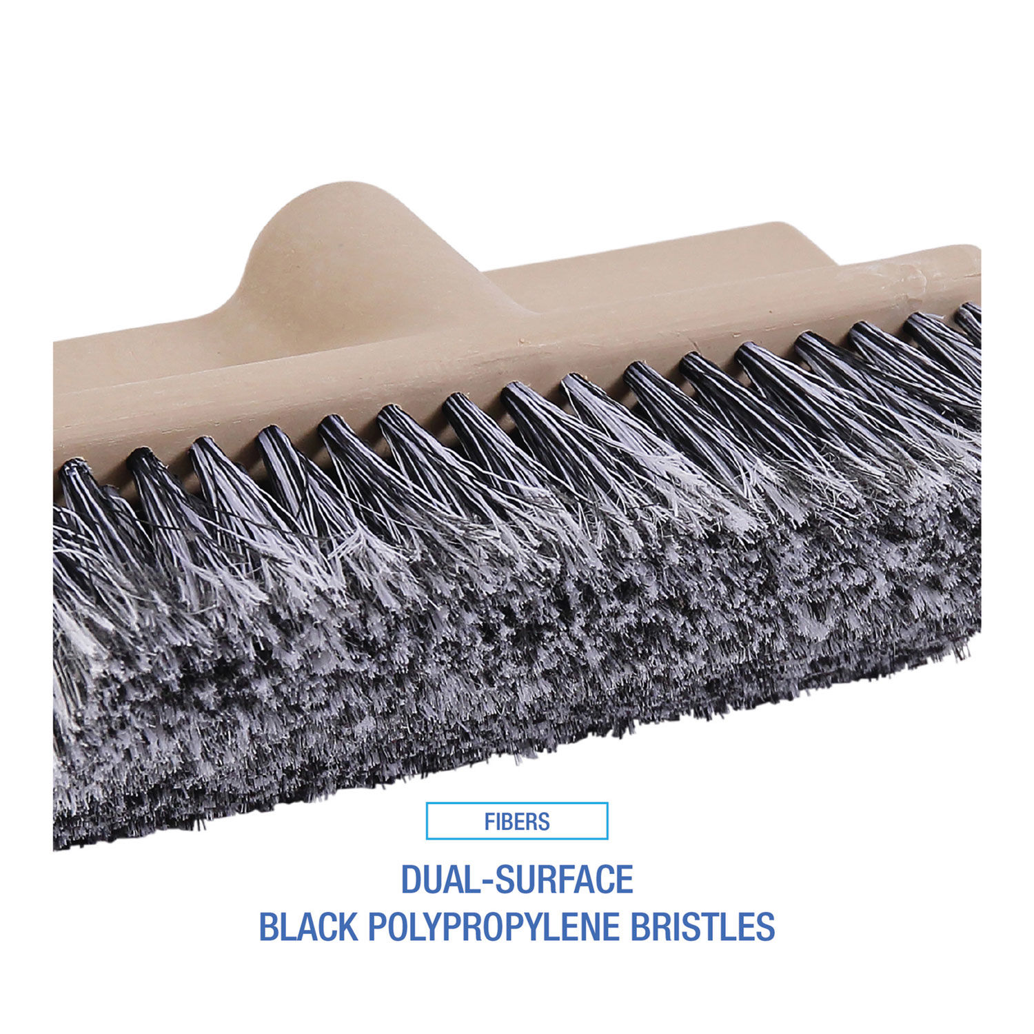 Dual-Surface Black Polypropylene Bristles by Boardwalkandreg; BWK8420