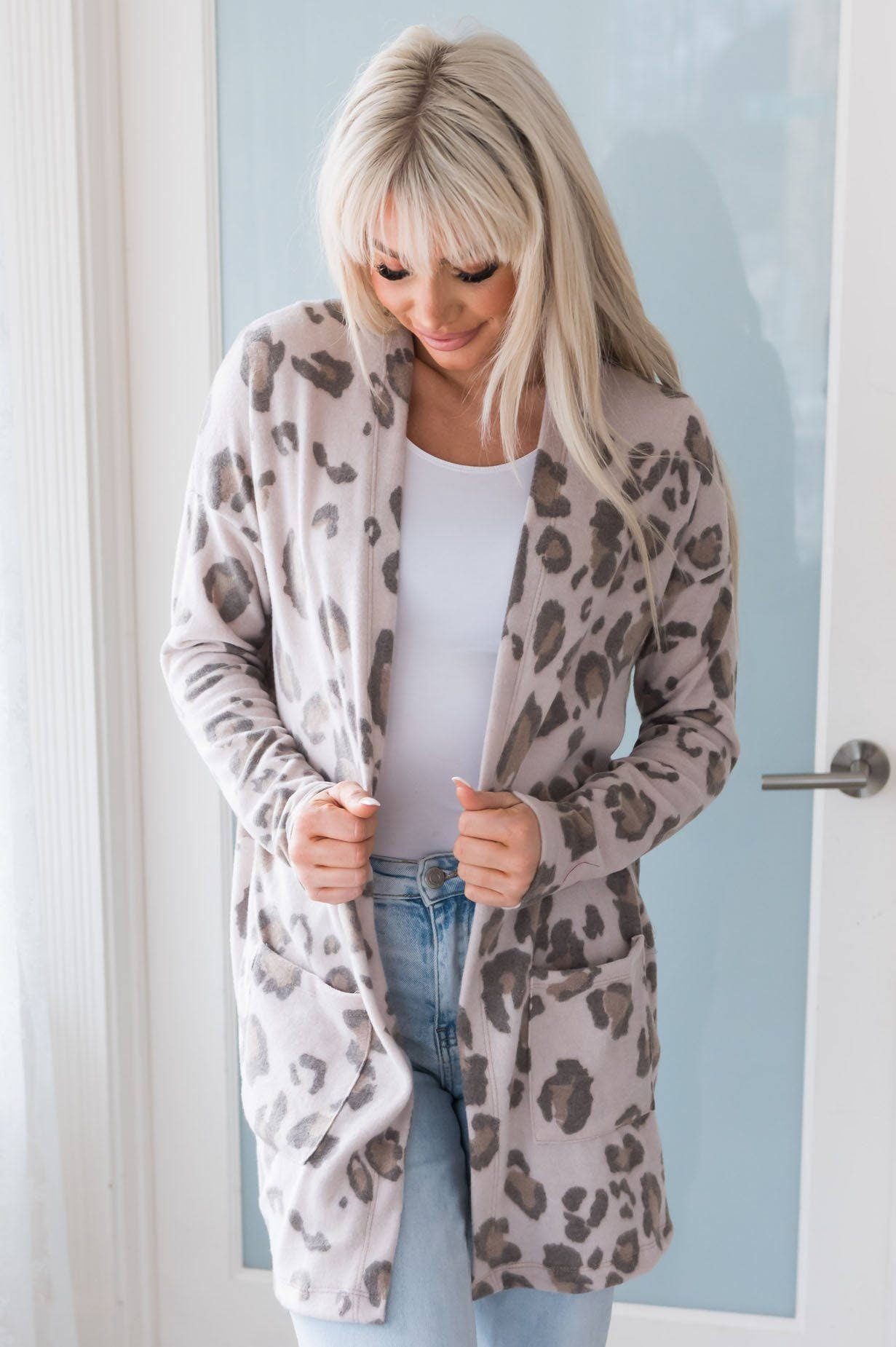 Earn Your Spots Modest Cardigan