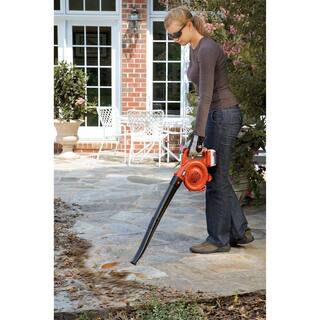 BLACK+DECKER 40V MAX 120 MPH 90 CFM Cordless Battery Powered Handheld Leaf Blower (Tool Only) LSW36B