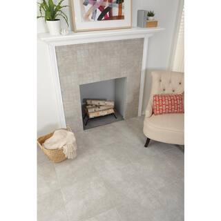 TrafficMaster Portland Stone Gray 18 in. x 18 in. Glazed Ceramic Floor and Wall Tile (348.8 sq. ft.  pallet) ULMK1818PL1PV