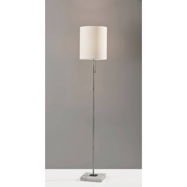 Fiona Floor Lamp Steel Adesso