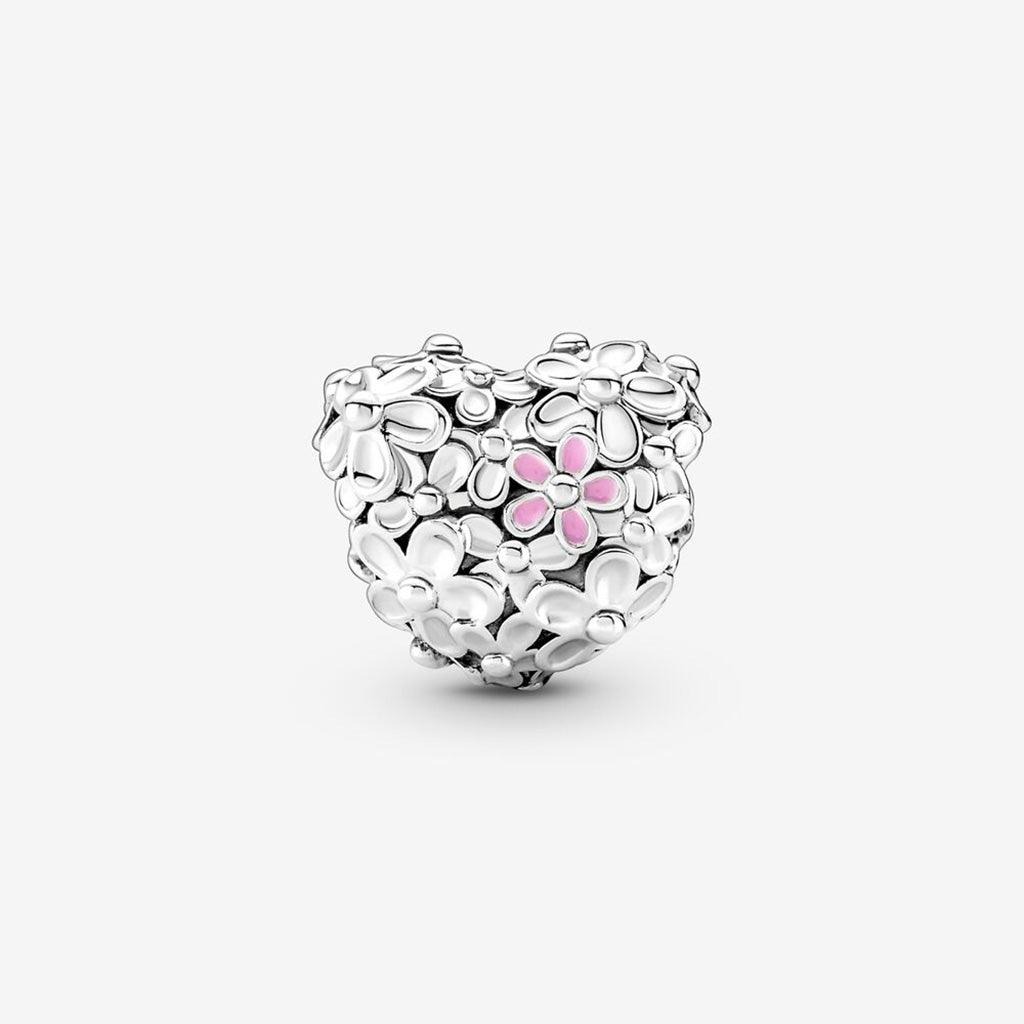 PANDORA  Mom Daisy Heart Charm