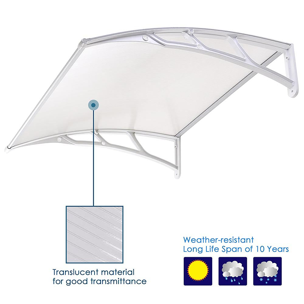 Yescom Door & Window Poly Awning Canopy 120