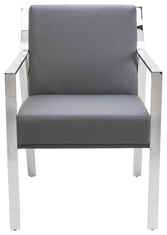 Grey Valentine Dining Chair   Contemporary   Dining Chairs   by We Got Lites  Houzz