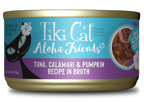 Tiki Cat Aloha Friends Grain Free Tuna with Calamari and Pumpkin Canne