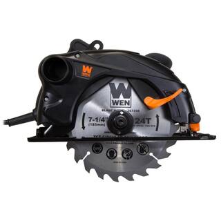 WEN 12 Amp 7-14 in. Sidewinder Circular Saw with 2-12 in. Cutting Depth 36725