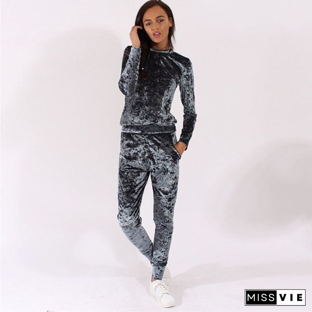 New Womens Bodysuit Velvet Keep Warm Long Sleeve Rompers Womens Jumpsuit