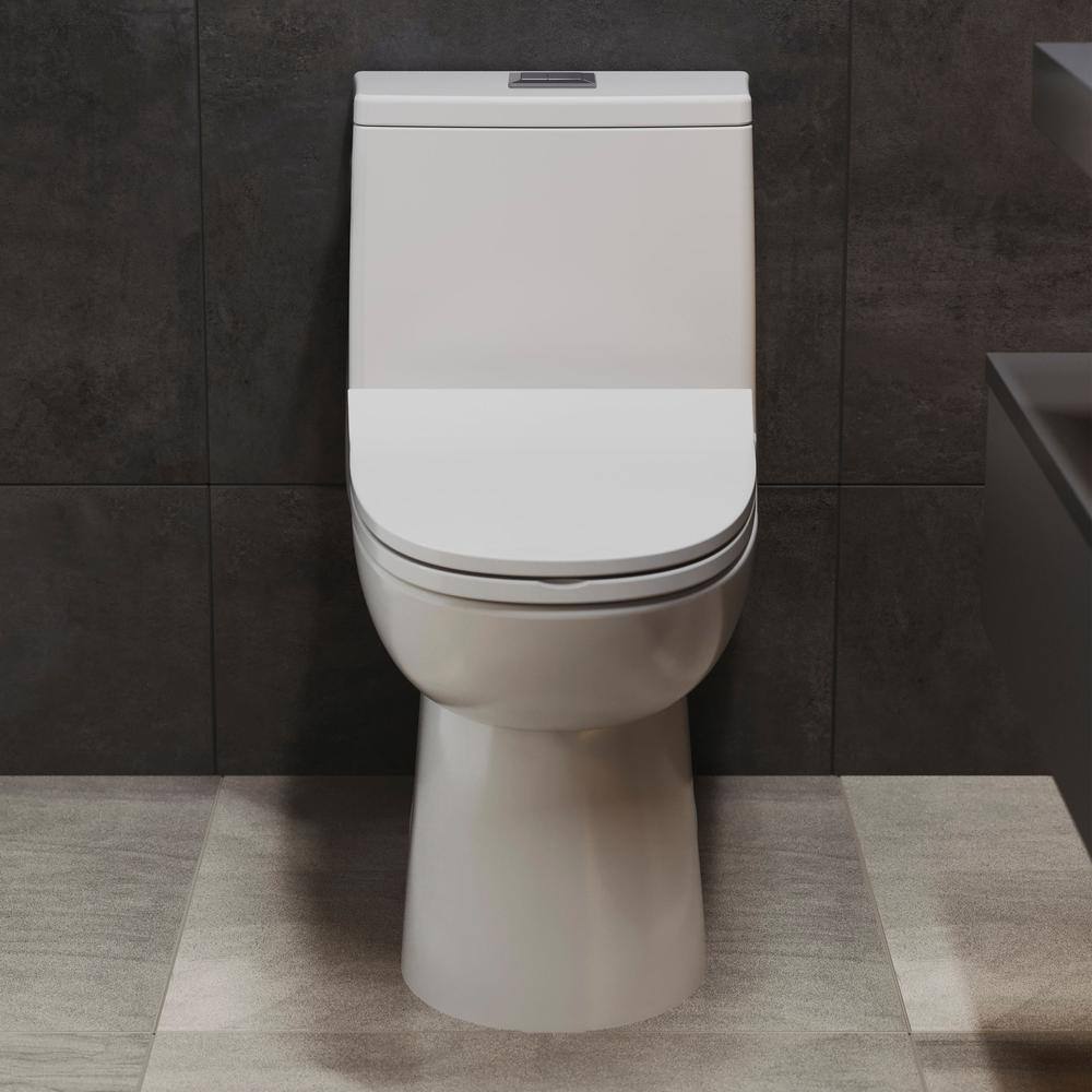 Swiss Madison Daxton 1-piece 1.11.6 GPF Dual Flush Elongated Toilet in White Seat Included SM-1T126