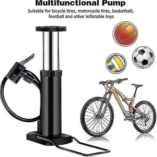 Bicycle Pump-mini，portable Bicycle Pump - Compact Mini Tyre Pump - Extra Valve And Gas Needle For Al