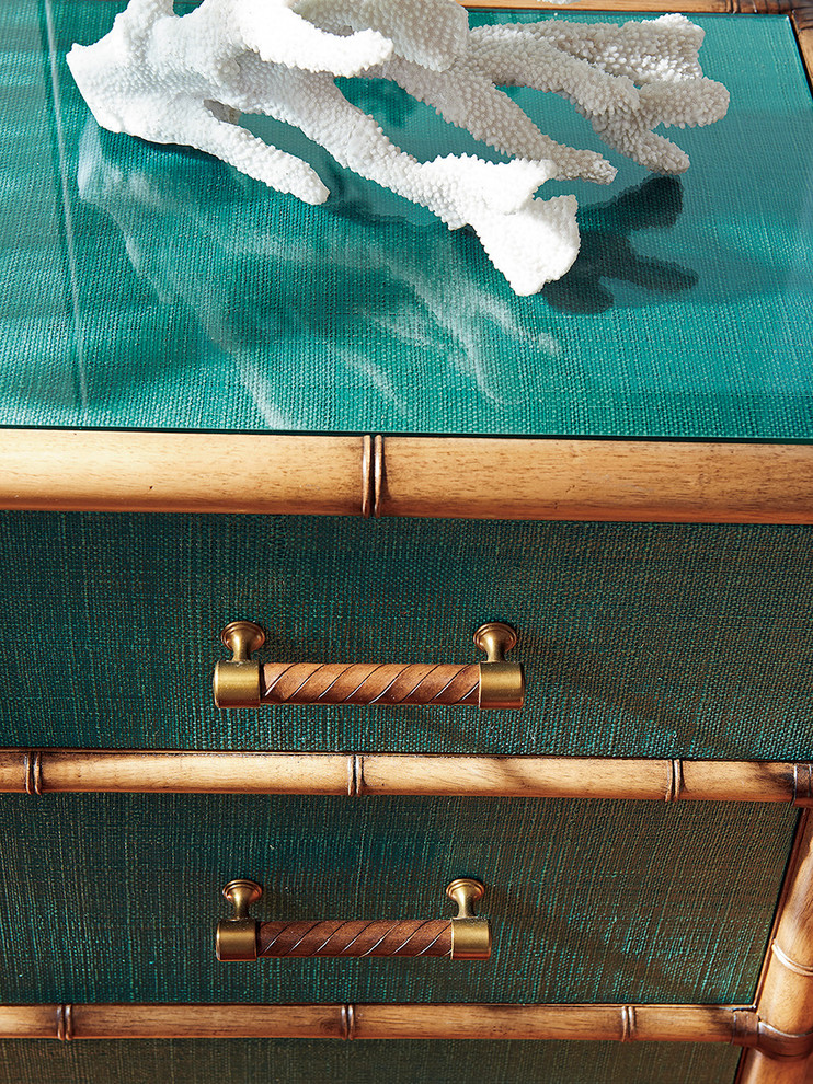 Pacific Teal Chest   Asian   Accent Chests And Cabinets   by Benjamin Rugs and Furniture  Houzz