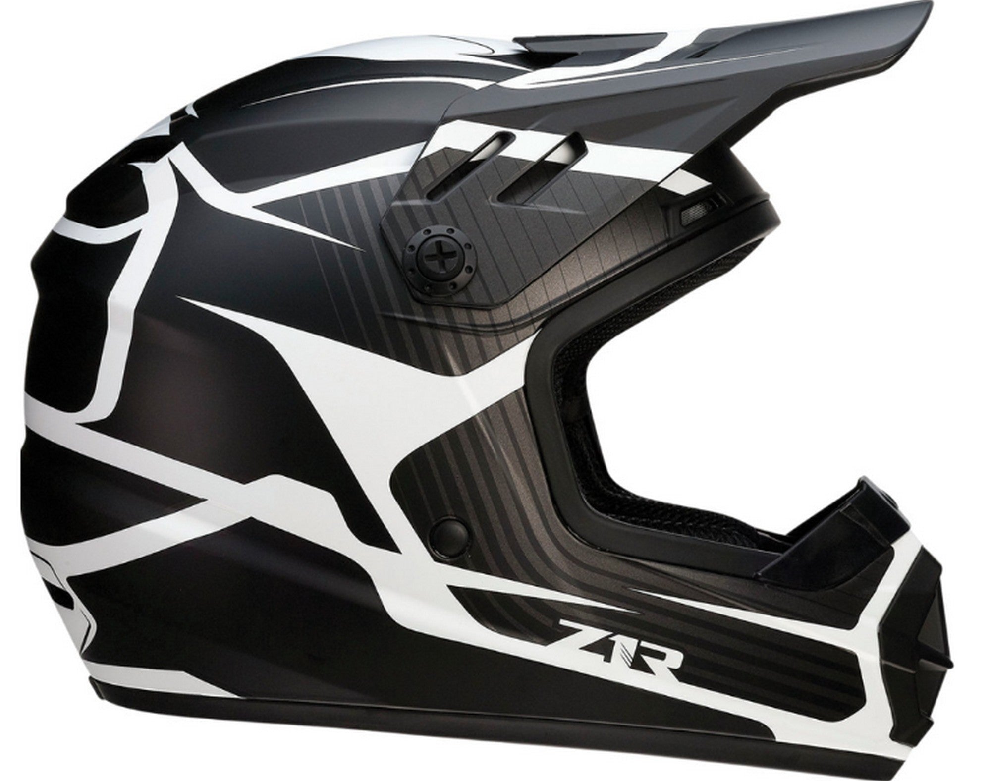 Z1R Rise Flame Youth MX Offroad Helmet Black SM