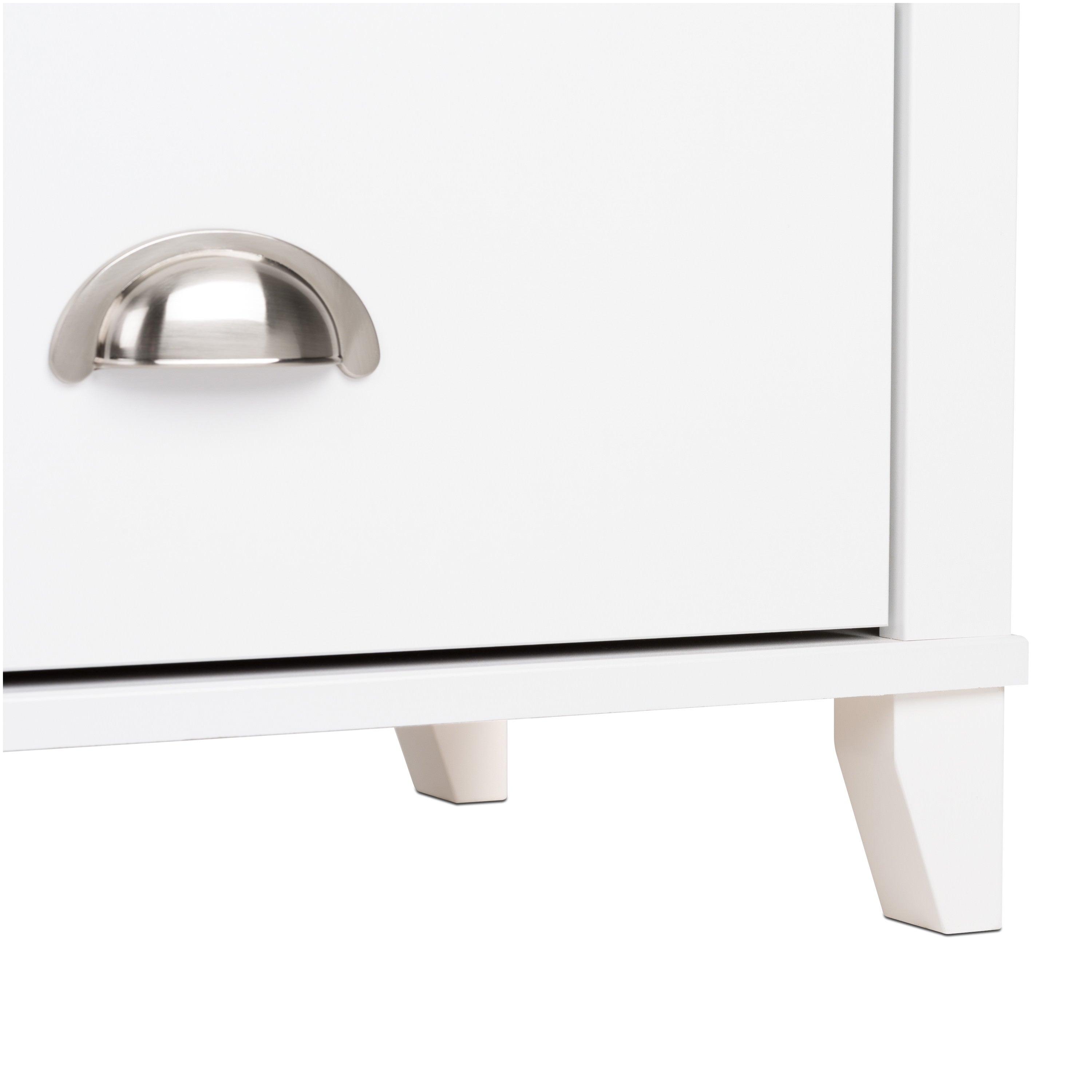 Prepac Yaletown 2-Drawer Tall Nightstand, White