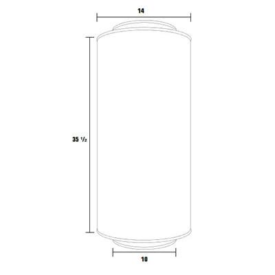 Brigade Ventilation Accessories Duct Silencer VSIL10