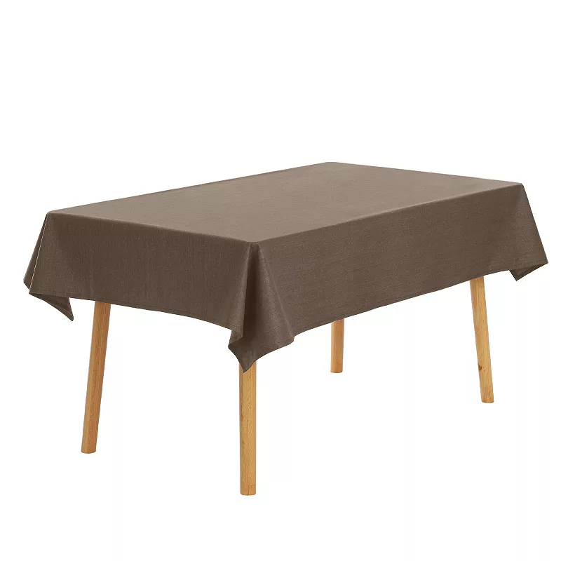 Rectangle Wrinkle-resistant Washable Polyester Linen Table Cover， 51 X 51