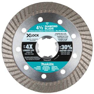 Makita X-LOCK 4-12 in. Diamond Blade Variety Pack for Masonry Cutting (3-Pieces) E-12647