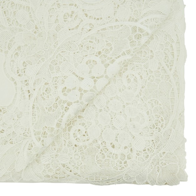 Saro Lifestyle Classic Lace Tablecloth