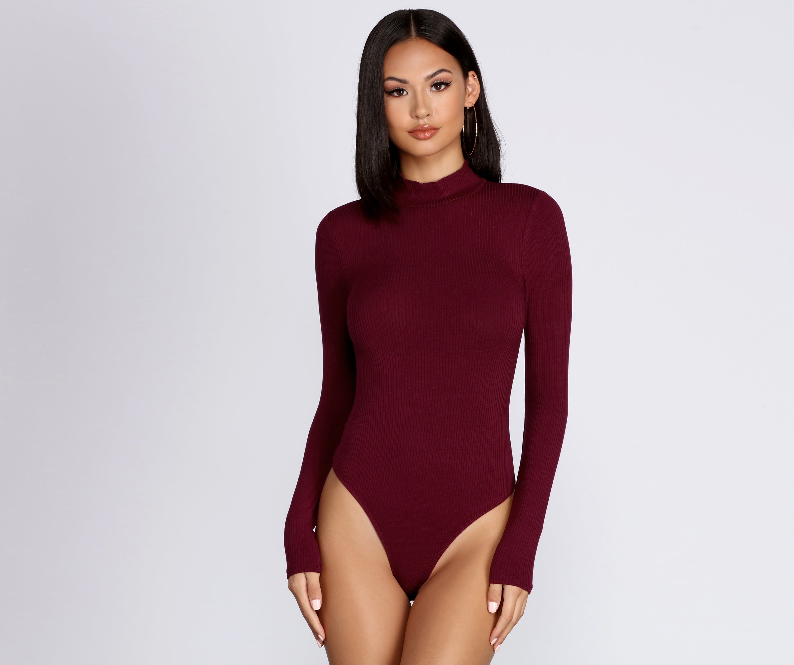 Make It Basic Ribbed Bodysuit