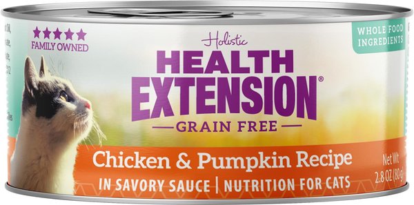 Health Extension Grain-Free Chicken and Pumpkin Recipe Canned Cat Food