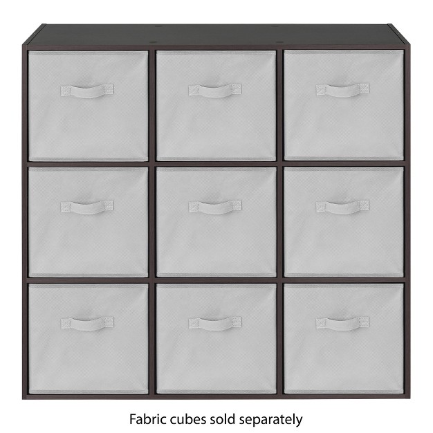 Whitmor 9 Section Cube Organizer Espresso