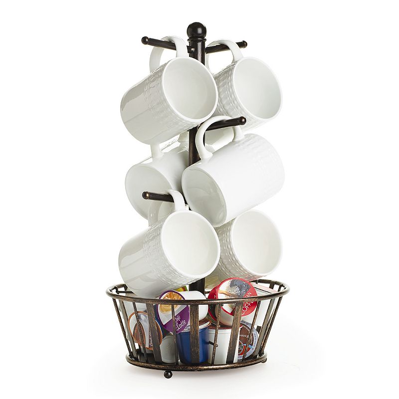 Gourmet Basics Band and Stripe Mug Tree