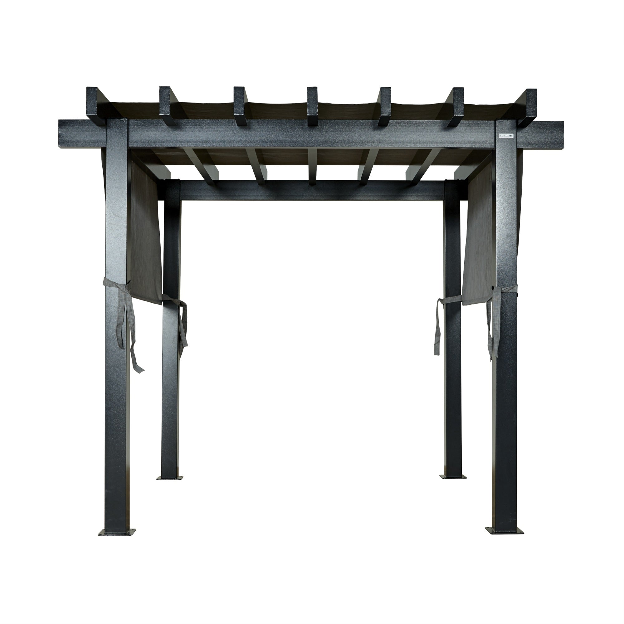 Sojag Yamba Pergola Canopy with Pergola Cover, 10 x 10 ft, Grey