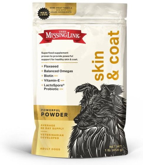 The Missing Link Skin and Coat Powder Dog Supplement