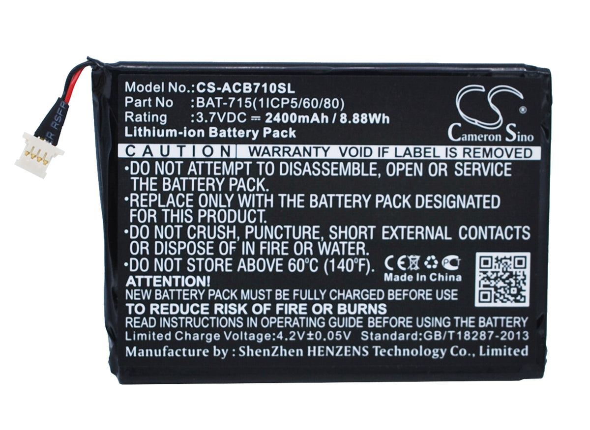 Acer Iconia B1A71 Iconia B1A7183174G00nk Iconia Replacement Battery BatteryClerkcom Tablet