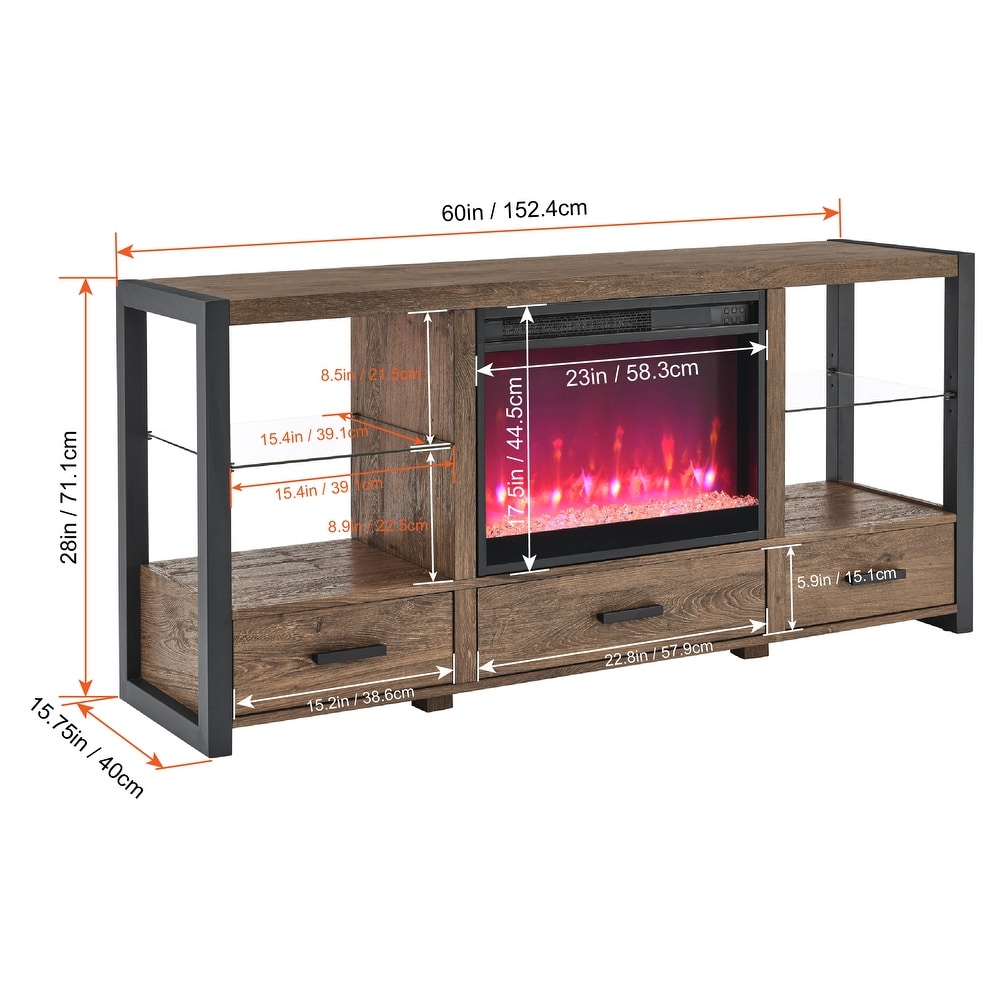 Fireplace TV Stand for 70\