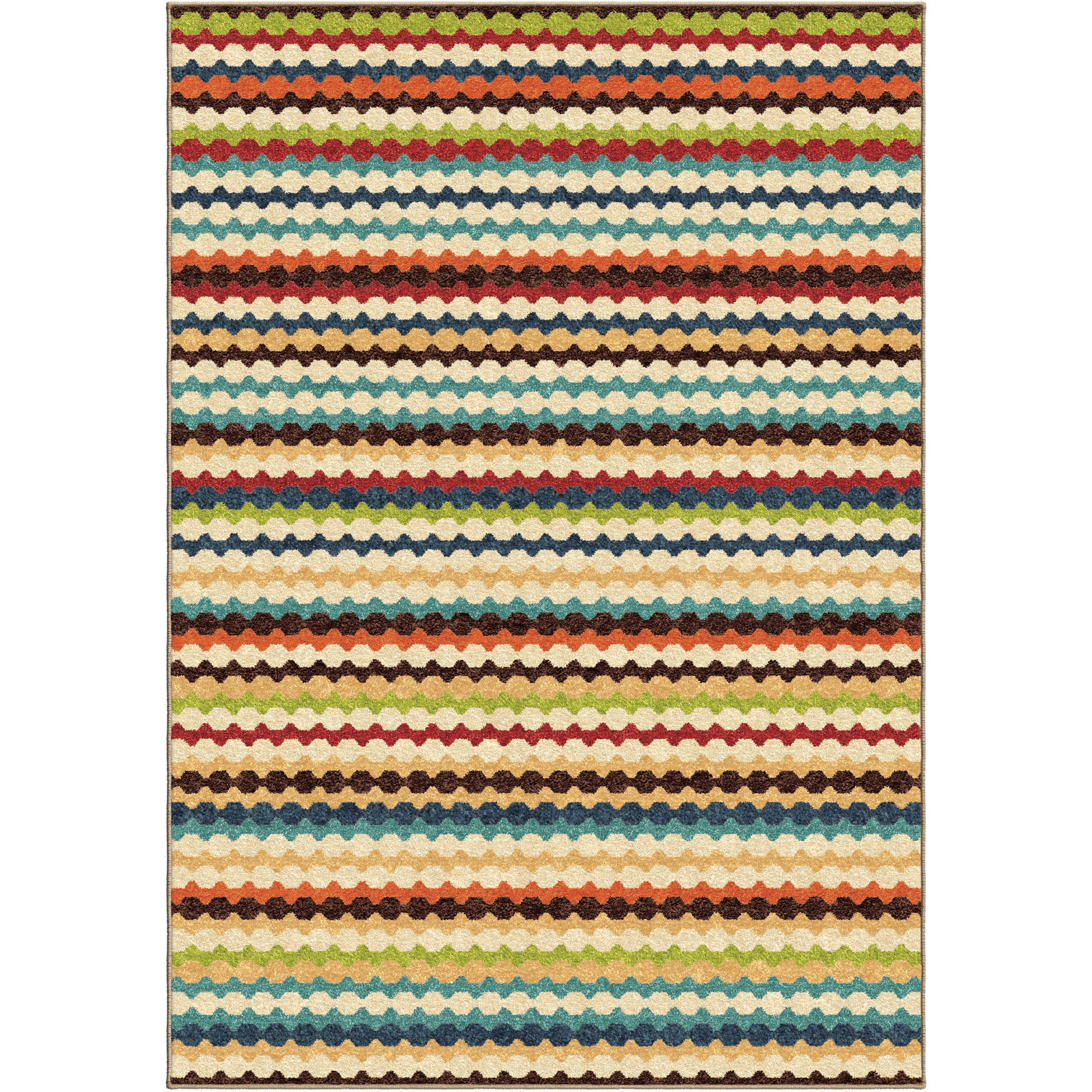 Orian Rugs Nik Nak Multi-Colored Area Rug or Runner