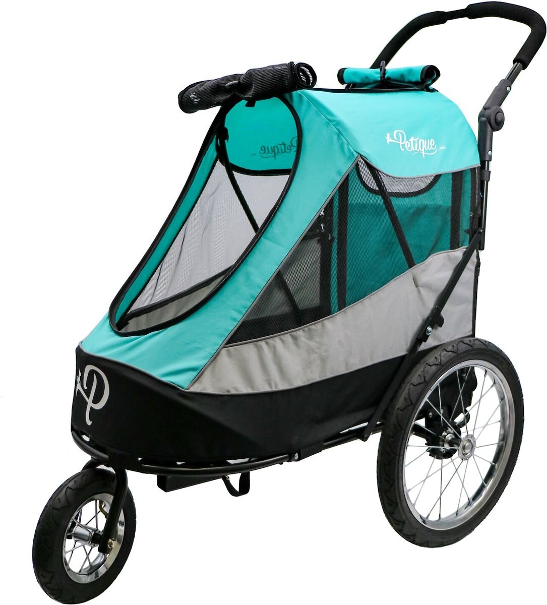 Petique Trailblazer Reflective Dog and Cat Bike Jogger