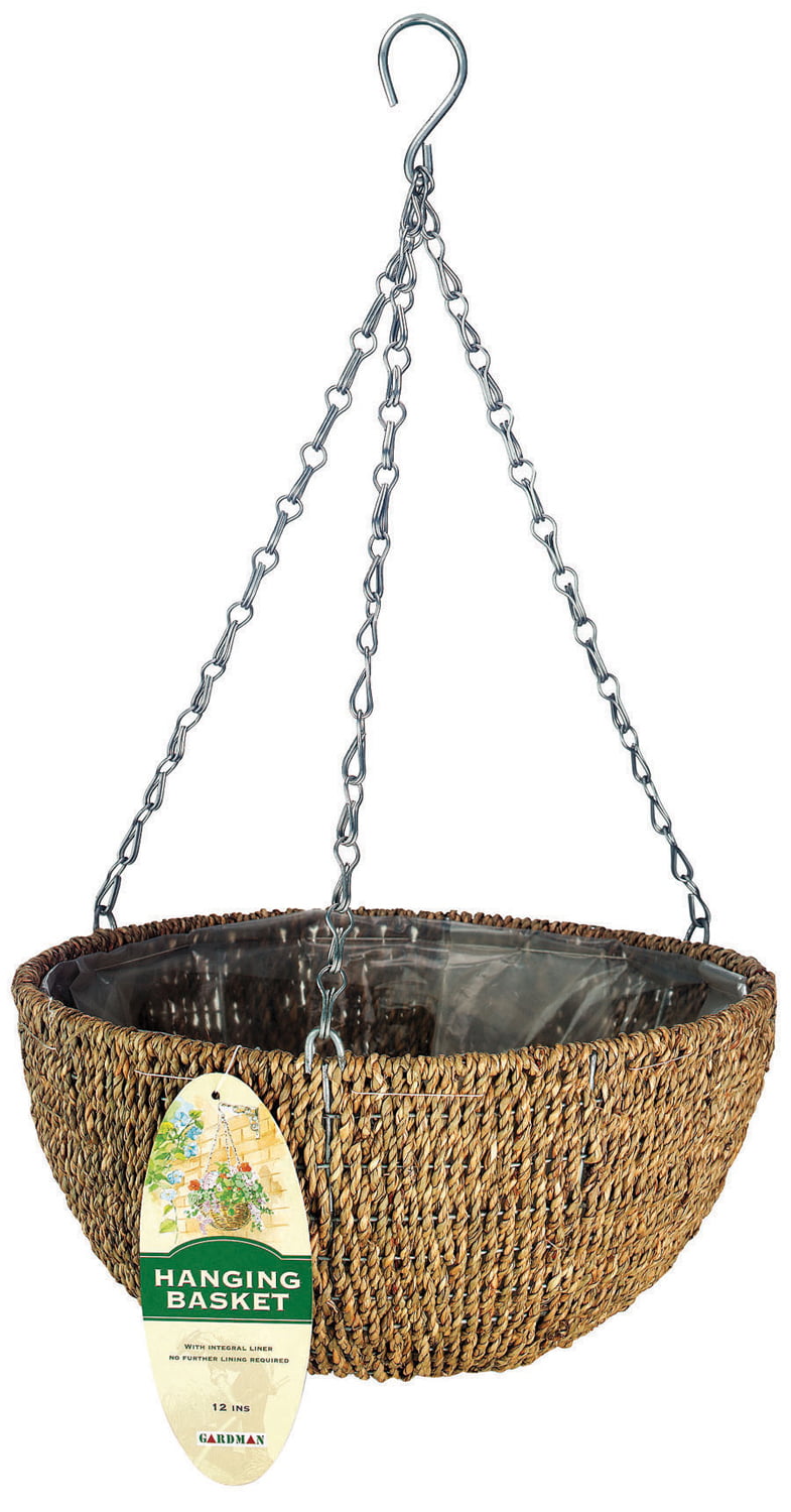 Gardman R490 14" Woven Rope Hanging Basket