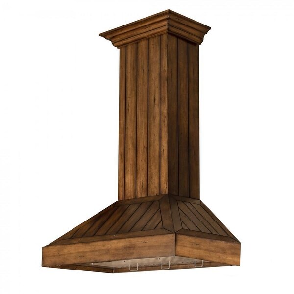 ZLINE Wooden Wall Mount Range Hood with Motor Included