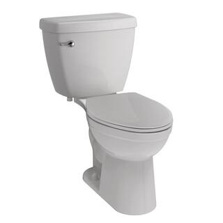 Delta Foundations 2-piece 1.28 GPF Single Flush Elongated Toilet in White C43913-WH