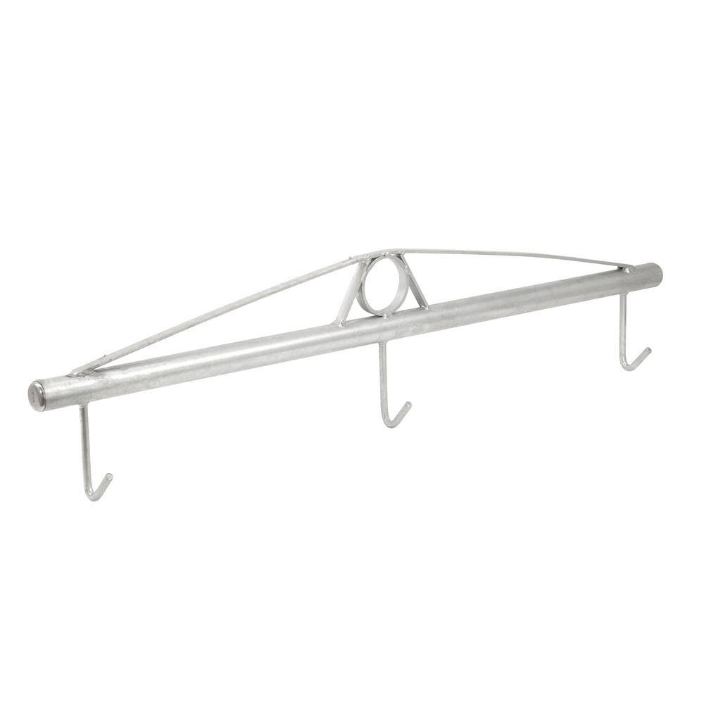 Everbilt 36 in. Galvanized Steel Chain Link Fence Stretcher Bar - 3-Hooks 328753DPTEB