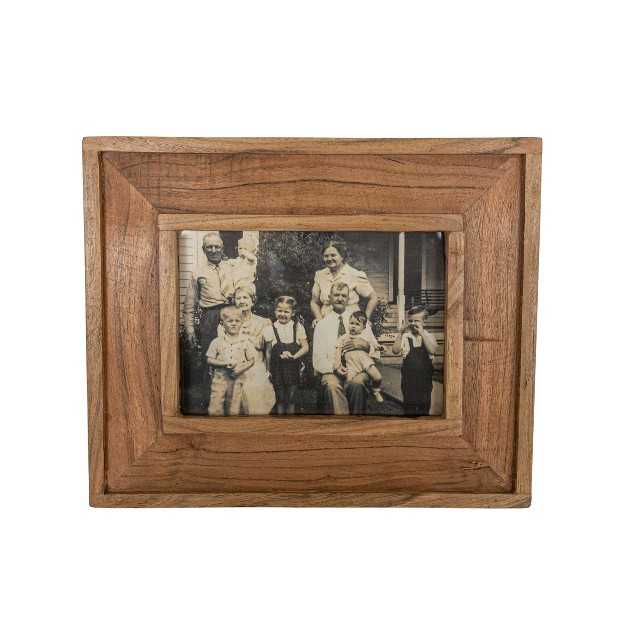 5x7 Inch Natural Wood Picture Frame With Mdf amp Glass By Foreside Home amp Garden