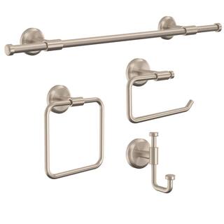 Delta Westdale Single Robe Hook in SpotShield Brushed Nickel WSD35-BN